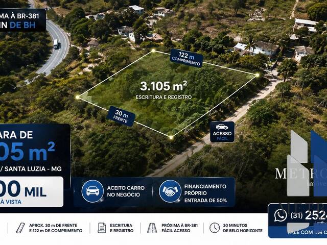 #458 - Terreno para Venda em Sabará - MG - 3